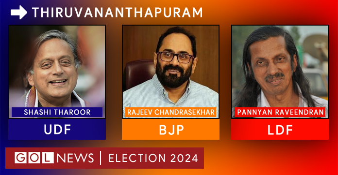 thiruvananthapuram candidates Lok Sabha Election 2024