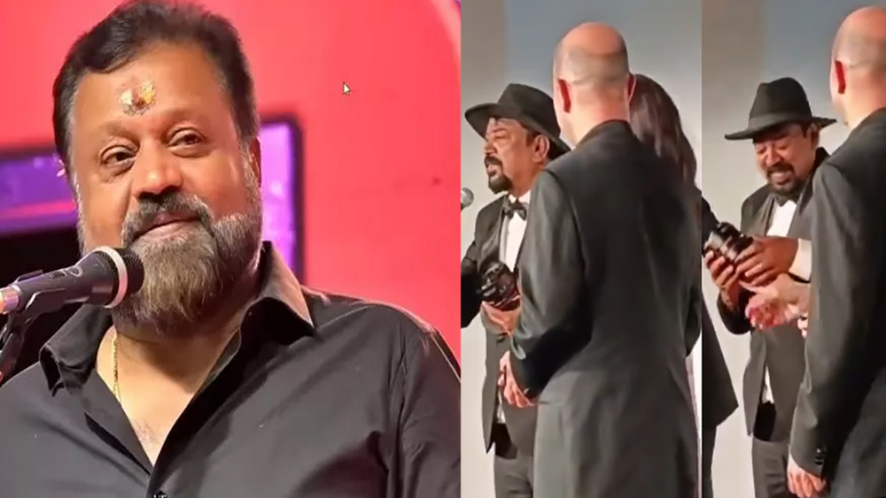 Congratulations; Suresh Gopi congratulates Santhosh Sivan who is the pride of India